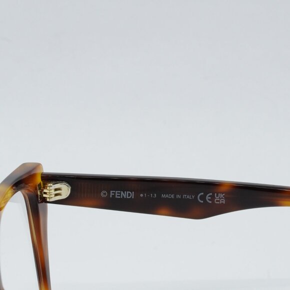 🕶️ New Fendi FE50002I 053 52mm Eyeglasses - Havana Frame - Picture 4 of 9